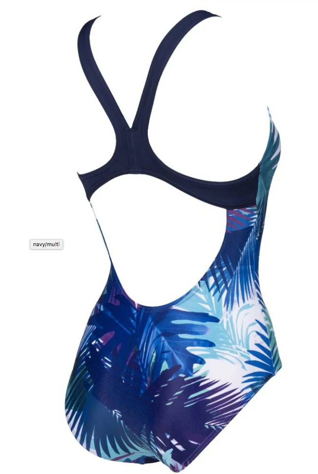 Palm Print Swim Pro Back - Image 3