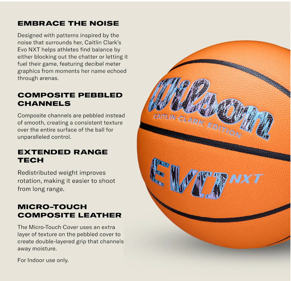 Caitlin Clark Embrace EVO NXT Basketball - Image 4