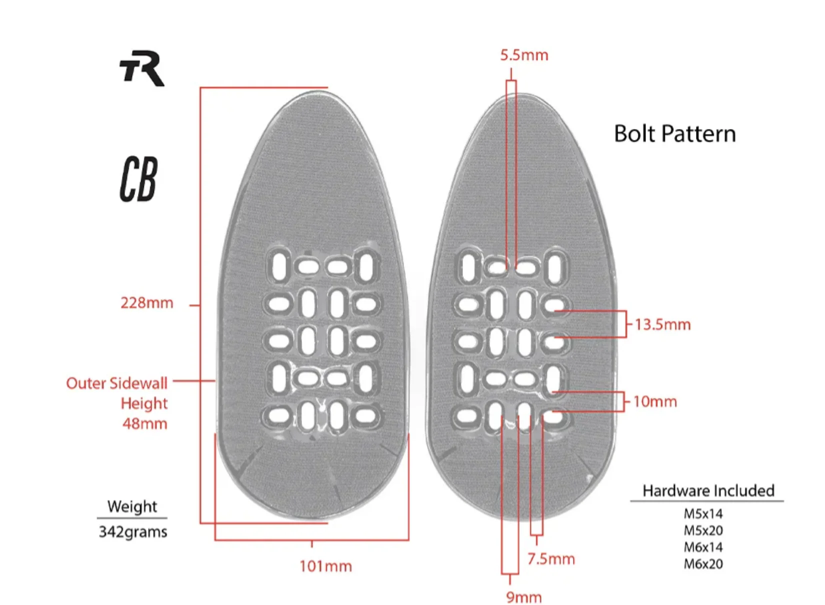 Closed Back Carbon Arm Cups - Image 5