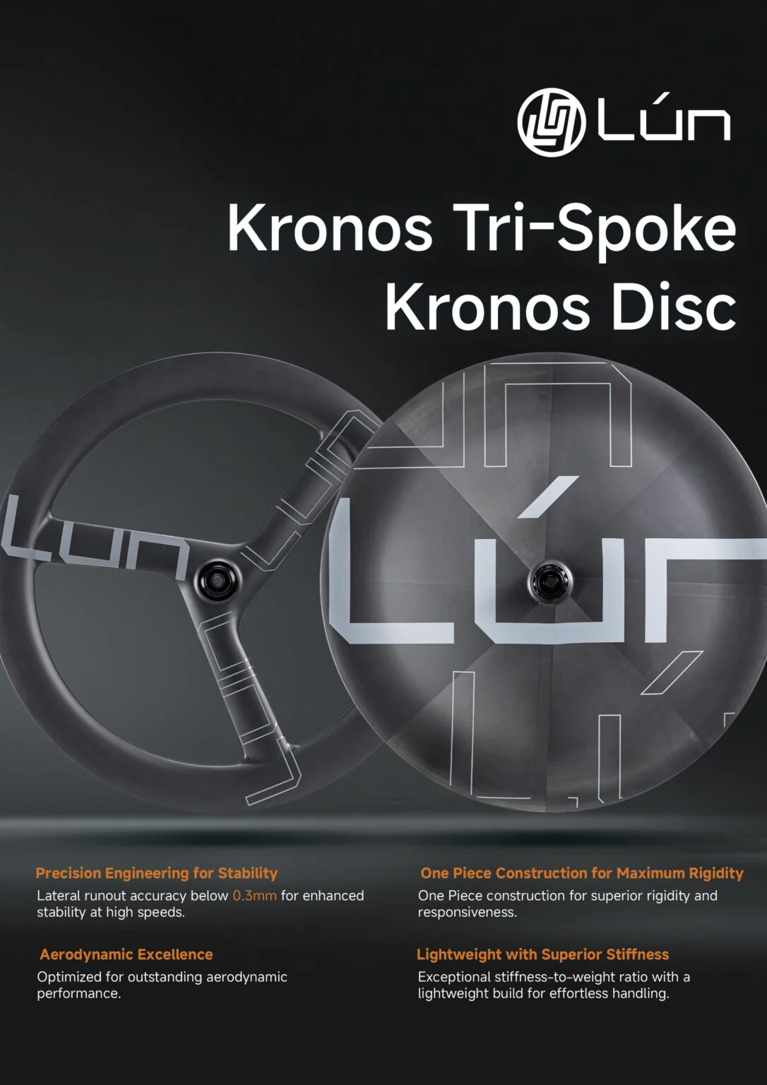 Lún Kronos Tri-Spoke Wheel - Image 3