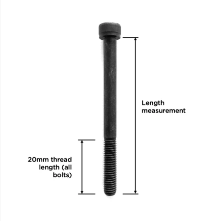 M6 Cap Screw Mounting Bolt Pack - Image 3