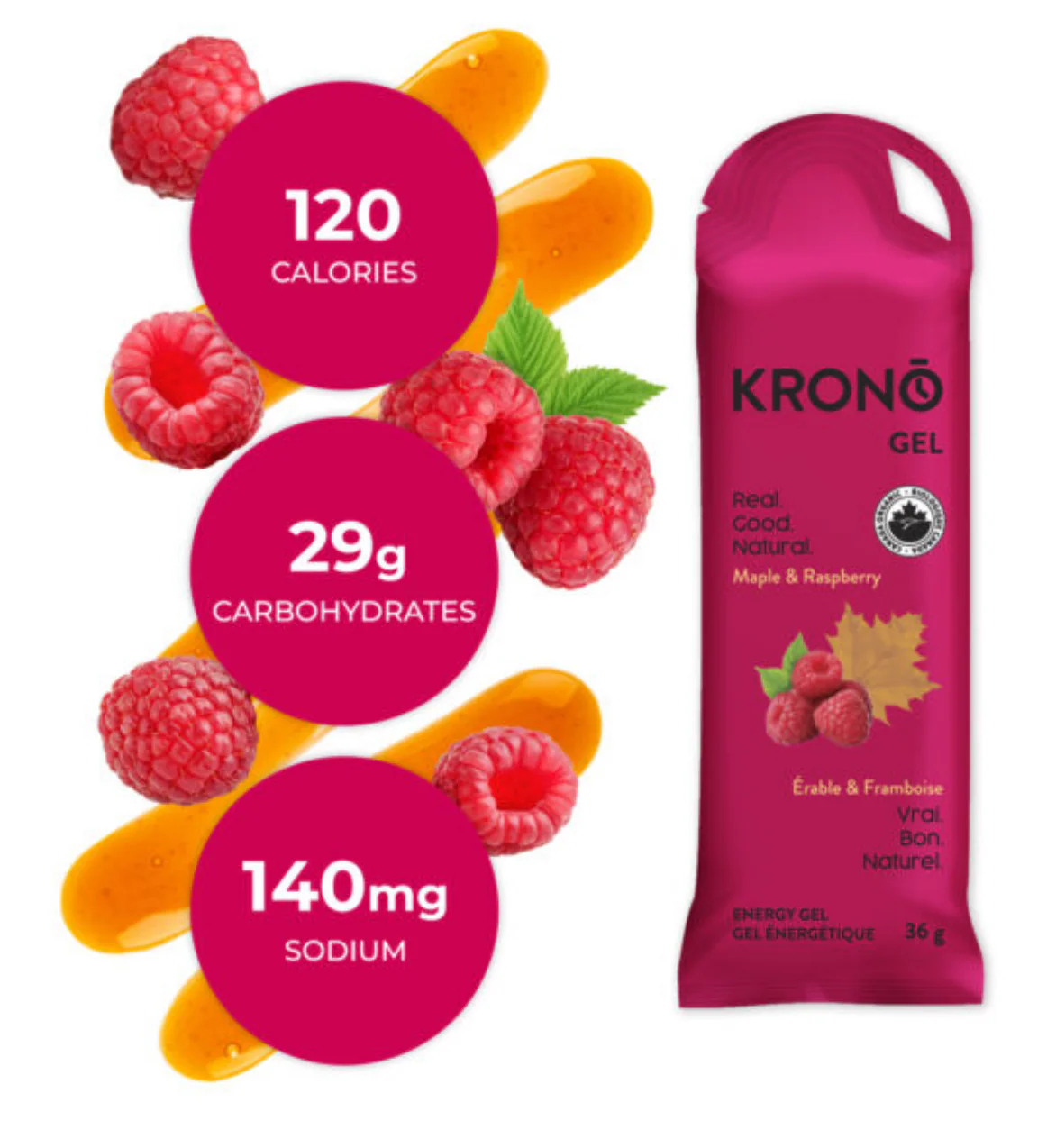 Maple & Raspberry Energy Gels - Image 3