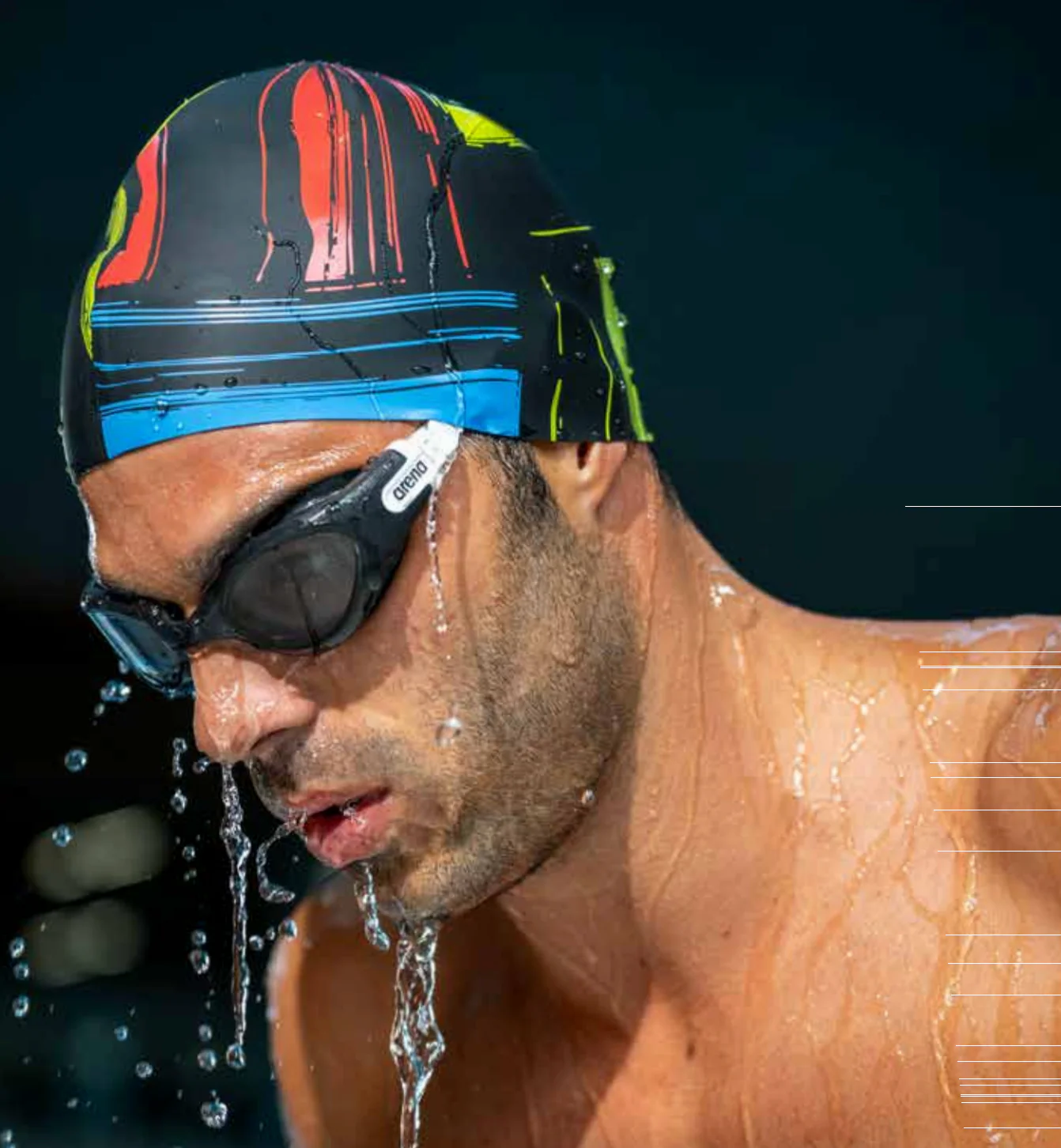 Print 2 Swim Cap - Image 2