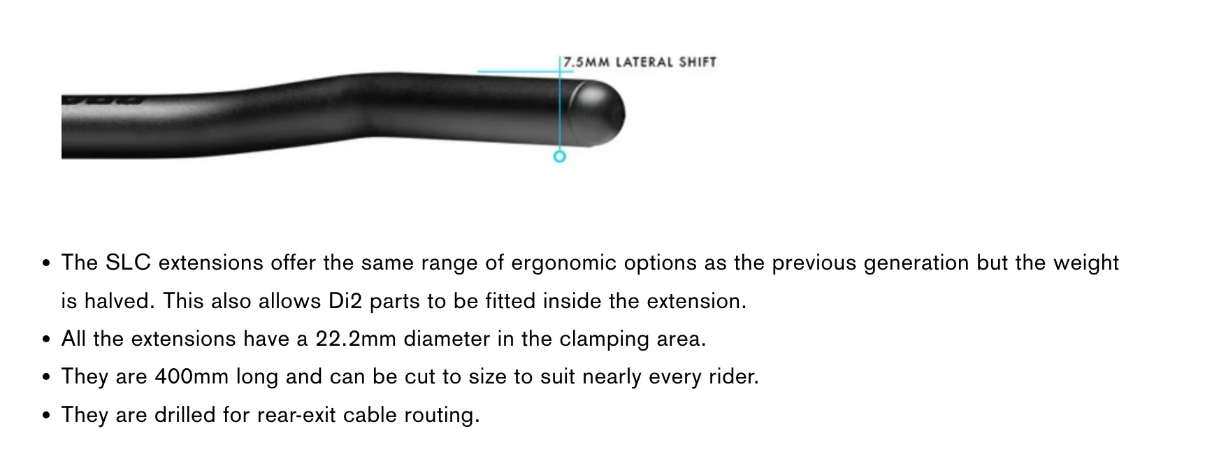 Supersonic Ergo+ 50 SLC Aerobar - Image 8